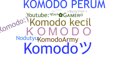Smeknamn - Komodo