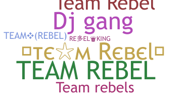 Smeknamn - TeamRebel