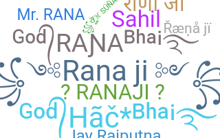 Smeknamn - Ranaji