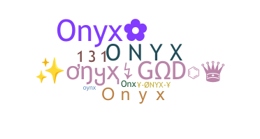 Smeknamn - Onyx