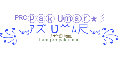 Smeknamn - PakUmar