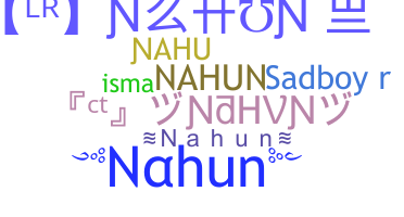 Smeknamn - Nahun