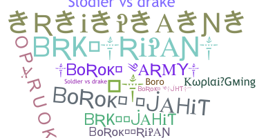Smeknamn - borok