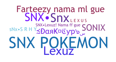 Smeknamn - SNx