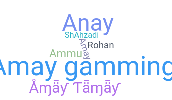Smeknamn - amay