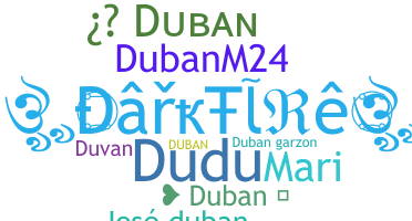 Smeknamn - Duban