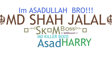 Smeknamn - Asadullah