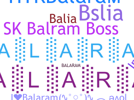Smeknamn - Balaram