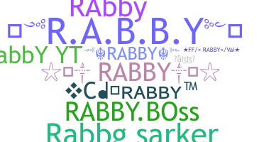 Smeknamn - Rabby