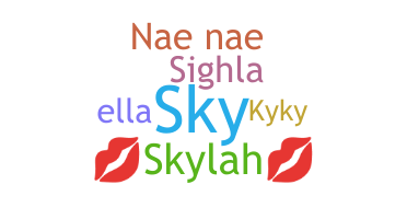 Smeknamn - Skylah
