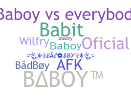 Smeknamn - Baboy