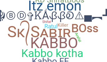 Smeknamn - Kabbo