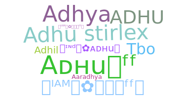 Smeknamn - Adhu