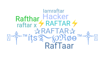 Smeknamn - RAFTAR