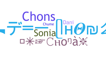 Smeknamn - Chona