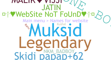 Smeknamn - website