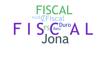 Smeknamn - Fiscal