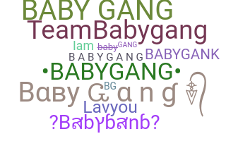 Smeknamn - babygang