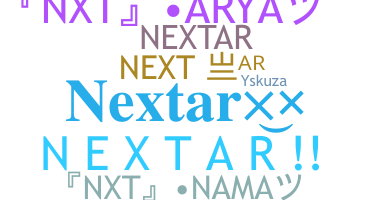 Smeknamn - Nextar