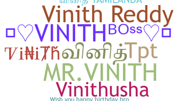 Smeknamn - Vinith