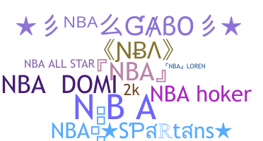 Smeknamn - NBA