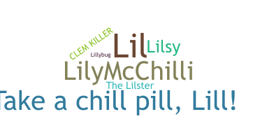 Smeknamn - Lilly