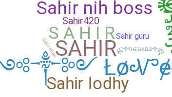 Smeknamn - Sahir