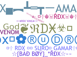 Smeknamn - RDX