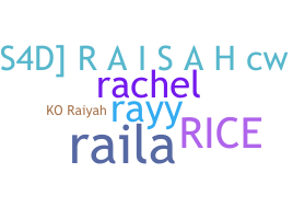 Smeknamn - Raisah