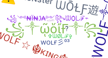 Smeknamn - Wolf