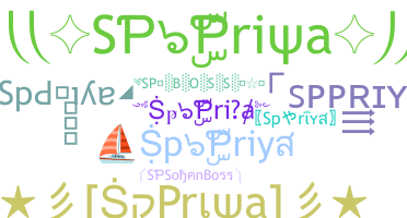 Smeknamn - SpPriya