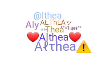 Smeknamn - Althea