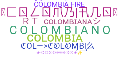 Smeknamn - colombia