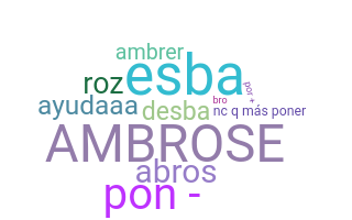 Smeknamn - Ambrose