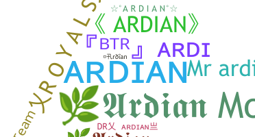 Smeknamn - Ardian
