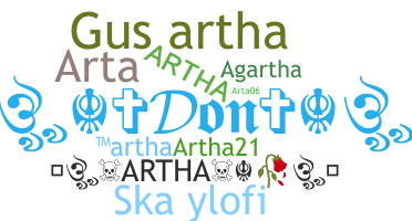 Smeknamn - Artha