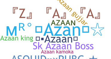 Smeknamn - Azaan