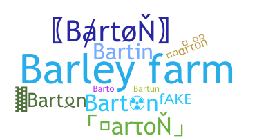 Smeknamn - Barton