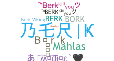 Smeknamn - Berk