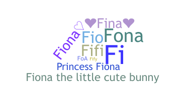 Smeknamn - Fiona