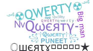Smeknamn - qwerty