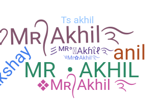 Smeknamn - MrAkhil