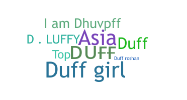Smeknamn - Duff