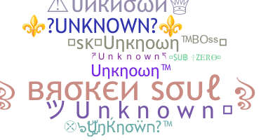 Smeknamn - Unknown