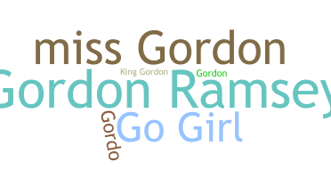 Smeknamn - Gordon
