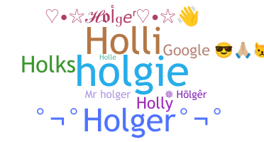 Smeknamn - Holger