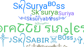Smeknamn - Sksuryaboss