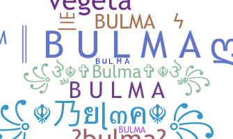 Smeknamn - Bulma