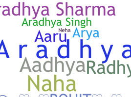 Smeknamn - Aradhya