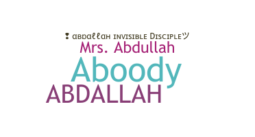 Smeknamn - Abdallah